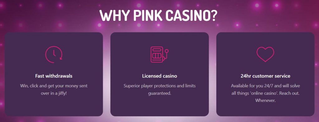 Retiro de ganancias en Pink Game Casino Argentina